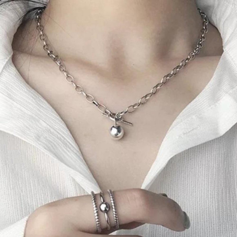 NEW 925 Sterling Silver Pendant Necklace, nice Necklace, cute Necklace